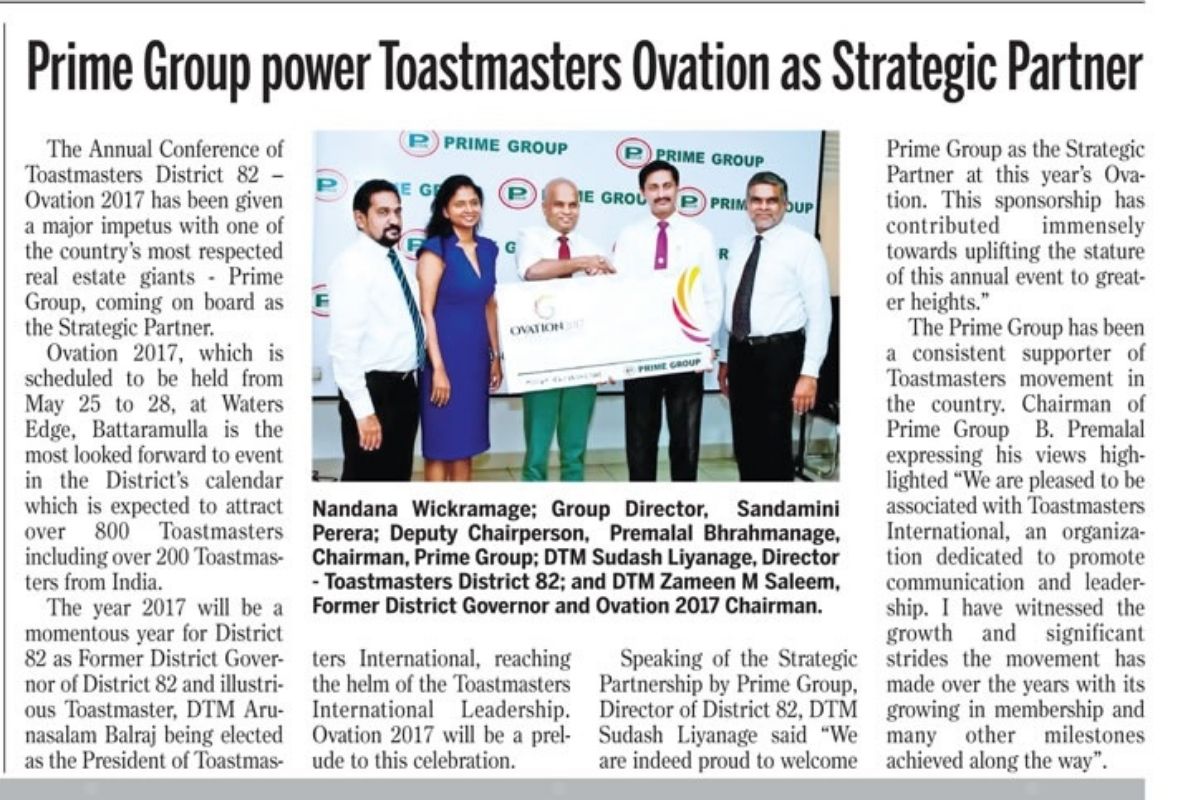 PRIME-GROUP-POWER-TOASTMASTERS-OVATION-AS-STRATEGIC-PARTNER